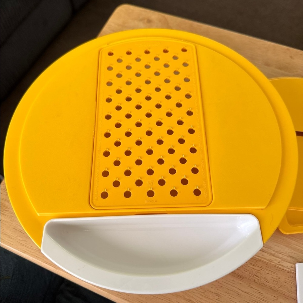 Yellow Tupperware Grater